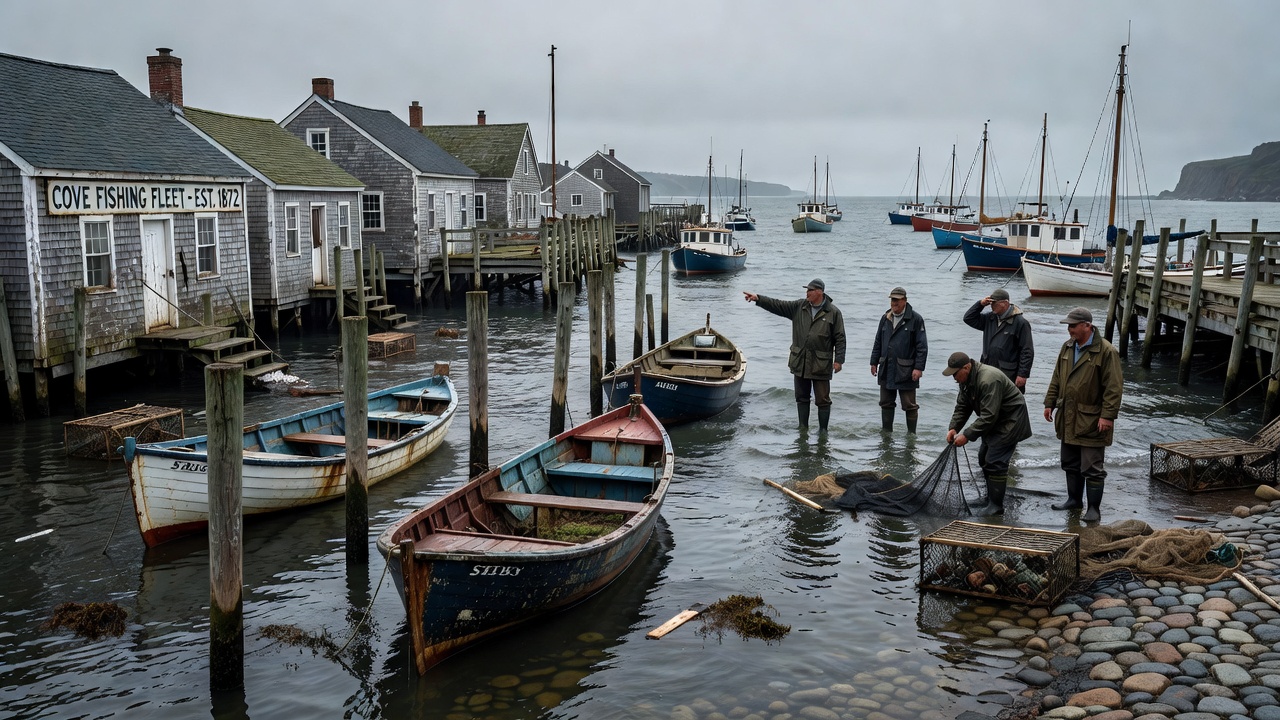 Rising Seas Threaten Historic Cove Fishing Fleets
